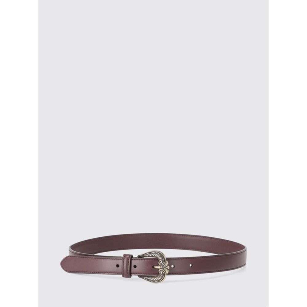 Etro Women Etro Adjustable Smooth Cowhide Leather Belt With Pin Buckle